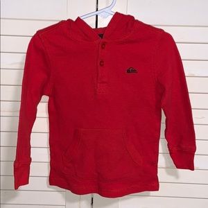 Long sleeve hooded shirt